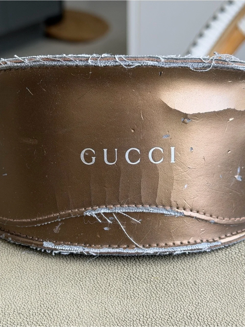 GUCCI authentic Women's Oversized Brown Gradient Sunglasses